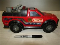 Tonka Toy Fire Rescue Truck 12" x 5"
