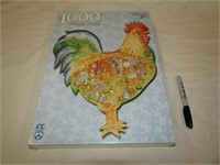 Antiques Rooster 1000 Pc Puzzle NIB