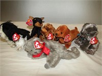 (6) TY Beanie Babies No Cases