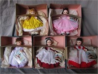 (5) Madame Alexander Dolls Little Women Series