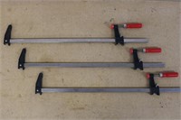 3 x Bessey 28" Clamps GSCC2.524