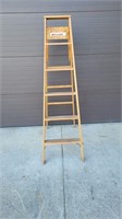 AMH2515 Six Foot Warner Wood Ladder