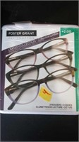 Foster Grant reading glasses +2.00