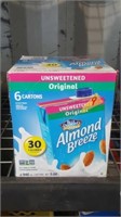 Blue Diamond Almond Breeze drink six cartons