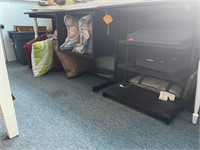 Black Desk Unit plus Pillows, Maps, CDs and more