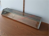 Glass Display Case, 32" x 5" x 8"
