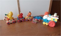 Sesame Street, trains, toys