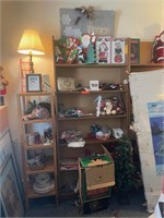 Christmas Decor, Lamp, Figurines, Glassware+