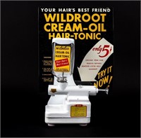 Rare Vtg Wildroot Cream Oil Hair Tonic Dispenser