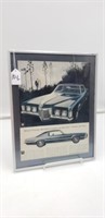 1969 Grand Prix Pontiac Framed Vintage Auto Ad