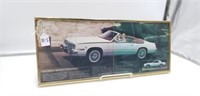 Eldorado Biarritz Cadillac Framed Vintage Auto Ad