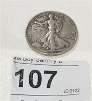 Rare 1946 Walking Liberty Half Dollar