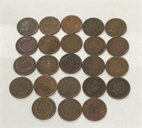New Batch of 23 Indian Head Cents - Good Dates