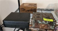 GROUP OF MISC JEWELRY, JEWELRY BOXES, MILITARY