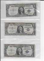 (3) Silver Certificates: (2) "Godless"
