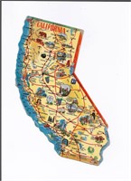 1959 California Oversized Post Card