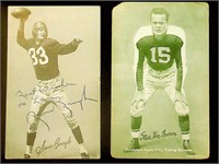 (2) NFL Exhibit Cards: Van Buren, Baugh