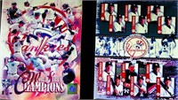 (4) 2000 NY Yankees Official Championship Photos