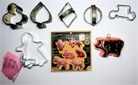 (8+) Vtg Cookie Cutters