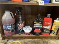 CAR WAX AND CAR WASH MOTHERS PRODUCTS