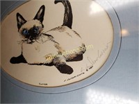 SIAMESE CAT SIGNED NUMBERED PRINT