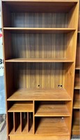 11 - HOME OFFICE WOOD BOOKCASE 71X35"