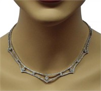 $ 28,700 8.60 Ct Diamond Choker Necklace