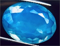 9.70 ct Natural Ethiopian Blue Fire Opal