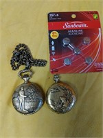 Pocket watches with extra batteries