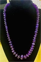 333.39 cts Natural Amethyst Beads Necklace