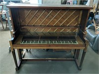 Unique Converted Piano Desk Measures 62" x 25" x