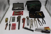 Craftsman Tool Bag, Pliers, Wrenches, Vise Grips