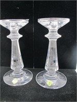 PAIR OF WATERFORD CANDLE STICKS