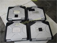 Lot of 4 Toughbooks - No Hard drives