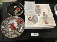 Otagiri Hummingbird Plate, Franklin Mint Plates.
