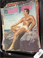 20th C Muscle Power Magazines.