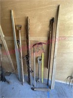 Lot of Old farm tools