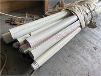 Old window blinds 34in