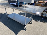 Metro Stainless Steel Rolling Table
