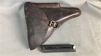 Luger P08 leather holster