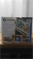 iDesign 4 pc. kitchen storage set