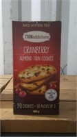 Thinaddictives cranberry almond thin cookies