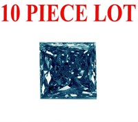 Genuine 1mm Blue Diamond Lot (10pc)