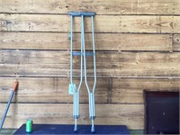 A set of crutches