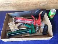 Box of assorted tools