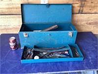 Tool box with assorted tools