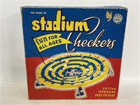 Vintage 1952 Schaper Stadium Checkers game