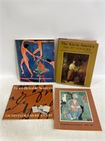 Four vintage assorted art books