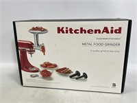 KitchenAid metal food grinder in box