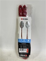 New Di Oro two piece silicone spoon set